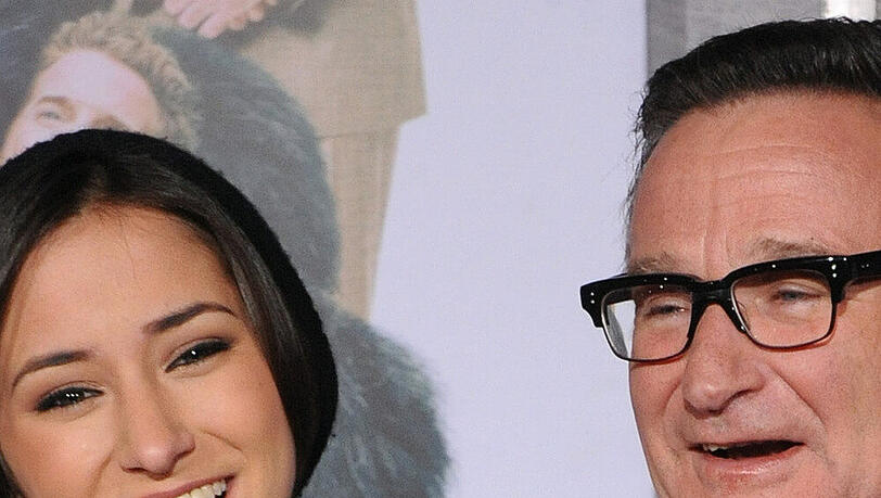 Zelda und Robin Williams zu dessen Lebzeiten Zelda und Robin Williams zu dessen Lebzeiten