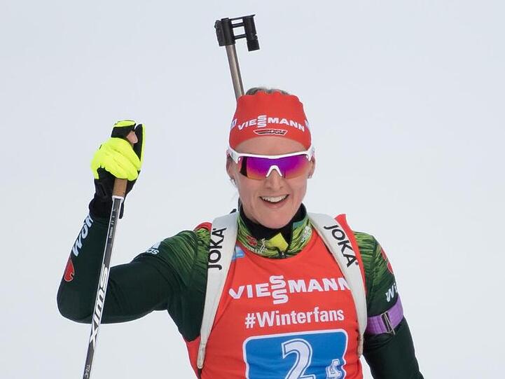 Denise Herrmann hat die WM-Generalprobe im us-amerikanischen Soldier Hollow gewonnen.