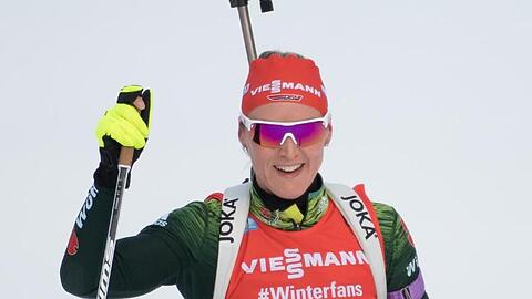 Denise Herrmann hat die WM-Generalprobe im us-amerikanischen Soldier Hollow gewonnen.