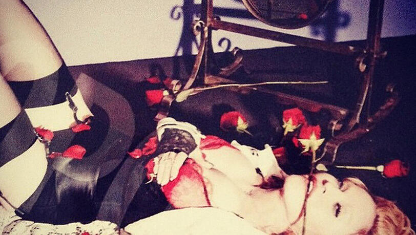 Von wem Pop-Ikone Madonna nur diese Rosen hat? Von wem Pop-Ikone Madonna nur diese Rosen hat?