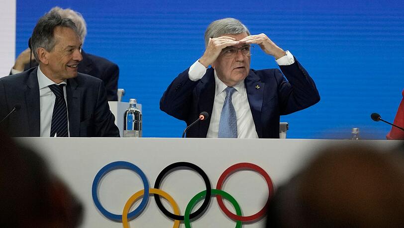 Sucht seinen Nachfolger: IOC-Präsident Thomas Bach (r).