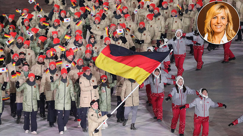 Auf friedliche und auf erfolgreiche Spiele für Deutschland: Martina Ertl-Renz über den Olympia-Beginn in Pyeongchang.