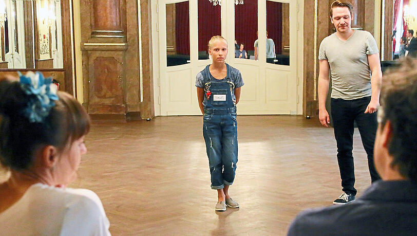 Beim Kinder-Casting zum Musical "Der Medicus" spielt Jonas für die Rolle des Rob Cole vor. Beim Kinder-Casting zum Musical "Der Medicus" spielt Jonas für die Rolle des Rob Cole vor.