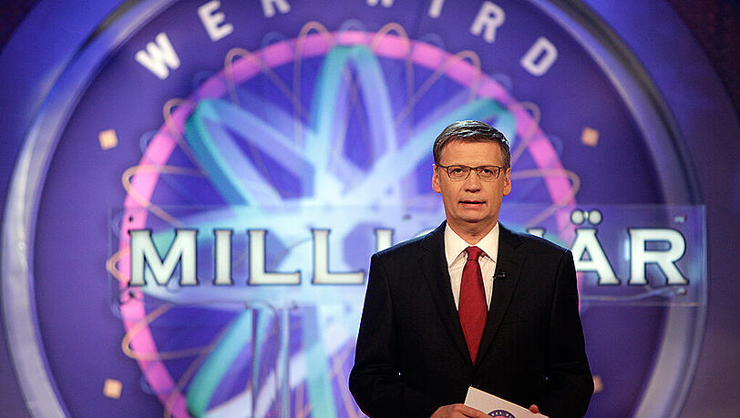 Günther Jauch, der Moderator der Quiz-Sendung "Wer wird Millionär?". Günther Jauch, der Moderator der Quiz-Sendung "Wer wird Millionär?".