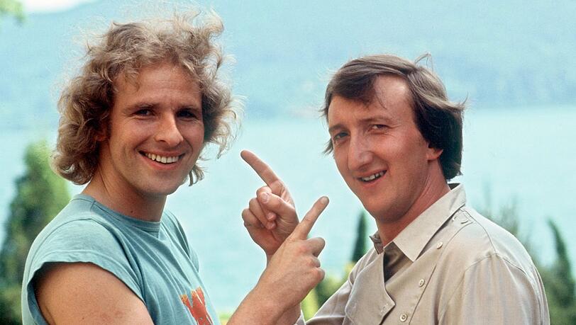 "Die Supernasen": Thomas Gottschalk und Mike Krüger 1983. "Die Supernasen": Thomas Gottschalk und Mike Krüger 1983.