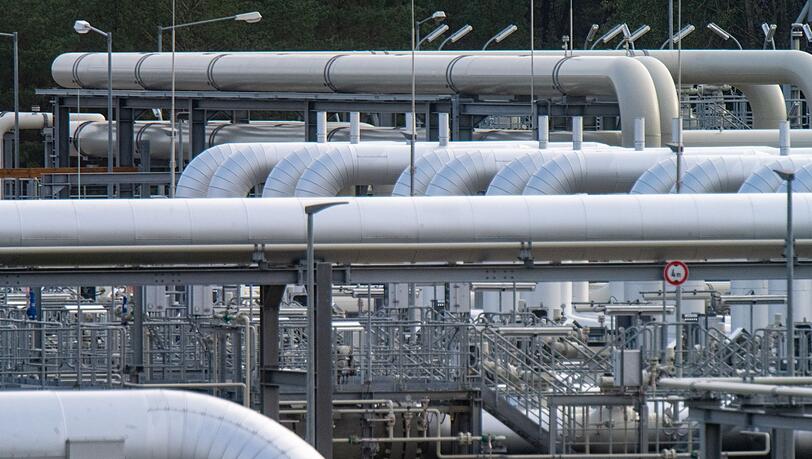 In Lubmin hätte das über Nord Stream 2 gelieferte russische Gas ankommen sollen. Doch so weit kam es nicht. (Archivbild)