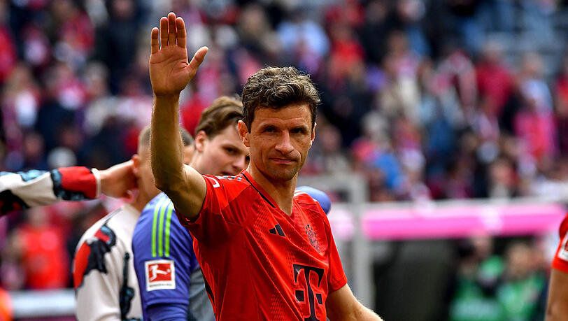 Bald heißt es "Ende Legende": Thomas Müller wird gegen Gladbach sein letztes Heimspiel für den FC Bayern bestreiten.