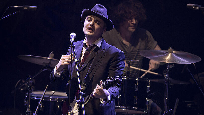 Pete Doherty bei einem Konzert im berühmten Camden Roundhouse in London Pete Doherty bei einem Konzert im berühmten Camden Roundhouse in London