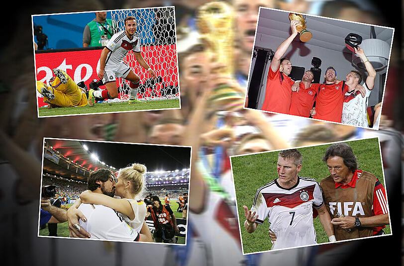 So ein Tag, so wunderschön! Deutschland gewinnt im Finale gegen Argentinien durch ein Tor von Mario Götze und holt den 4. WM-Titel für Deutschland. Ein Tag, an den man sich noch lange erinnern wird. Wir haben den Tag noch einmal in Bilder zusammengefasst.