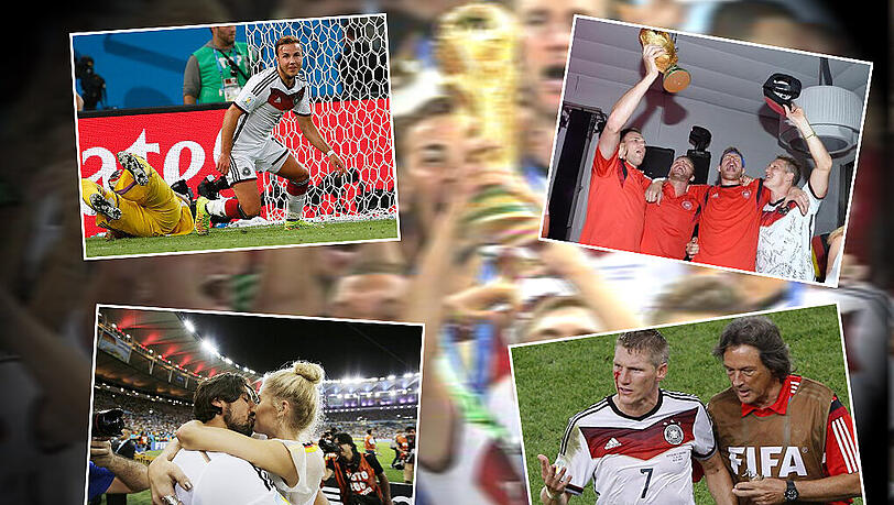 So ein Tag, so wunderschön! Deutschland gewinnt im Finale gegen Argentinien durch ein Tor von Mario Götze und holt den 4. WM-Titel für Deutschland. Ein Tag, an den man sich noch lange erinnern wird. Wir haben den Tag noch einmal in Bilder zusammengefasst. So ein Tag, so wunderschön! Deutschland gewinnt im Finale gegen Argentinien durch ein Tor von Mario Götze und holt den 4. WM-Titel für Deutschland. Ein Tag, an den man sich noch lange erinnern wird. Wir haben den Tag noch einmal in Bilder zusammengefasst.