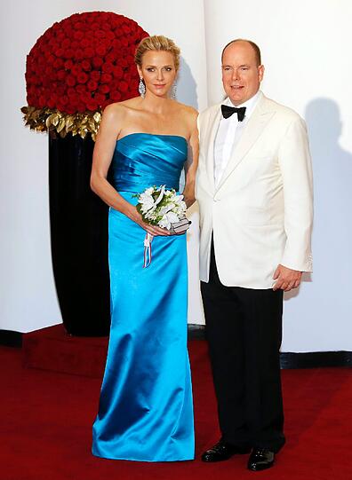 Fürst Albert und Fürstin Charlene von Monaco.