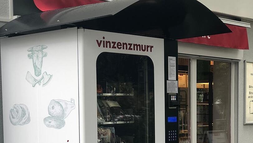 Der Vinzenz-Murr-Fleischautomat in Solln.