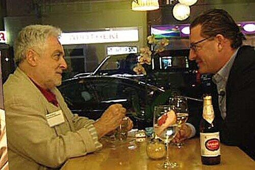 Henryk M. Broder, hier mit Kai Diekmann in einem "Arte"-Fernsehfilm