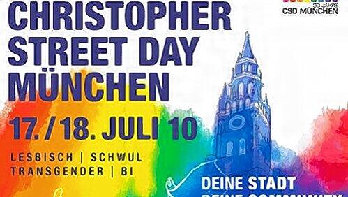 Ein Ausschnitt des Plakats für den CSD 2010, entworfen von Schülern der Designschule München. Ein Ausschnitt des Plakats für den CSD 2010, entworfen von Schülern der Designschule München.