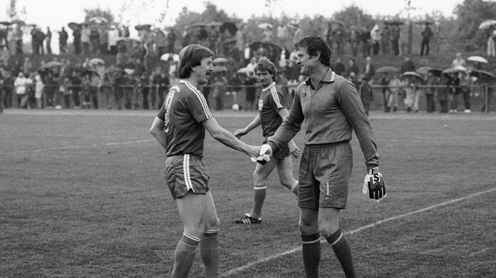 Sepp Maier und der kürzlich verstorbene Jürgen Grabowski.
