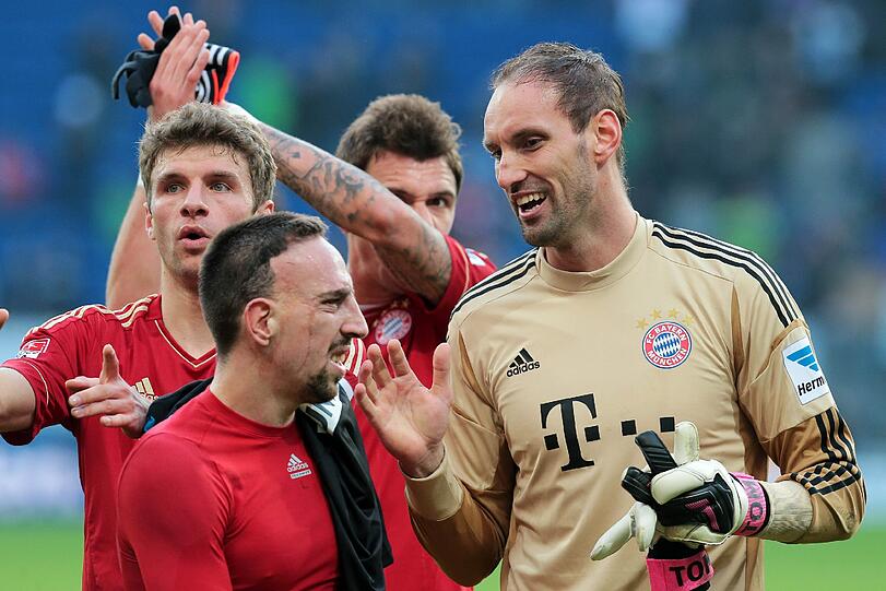24. Spieltag, 1899 Hoffenheim - FC Bayern 0:1: Bei Heynckes darf jeder Mal, gegen die Ex-Kollegen auch Ersatztorwart Starke. Gut sind die Bayern nicht. Aber effektiv: Gomez trifft mit einem Murmeltor zum Sieg.
