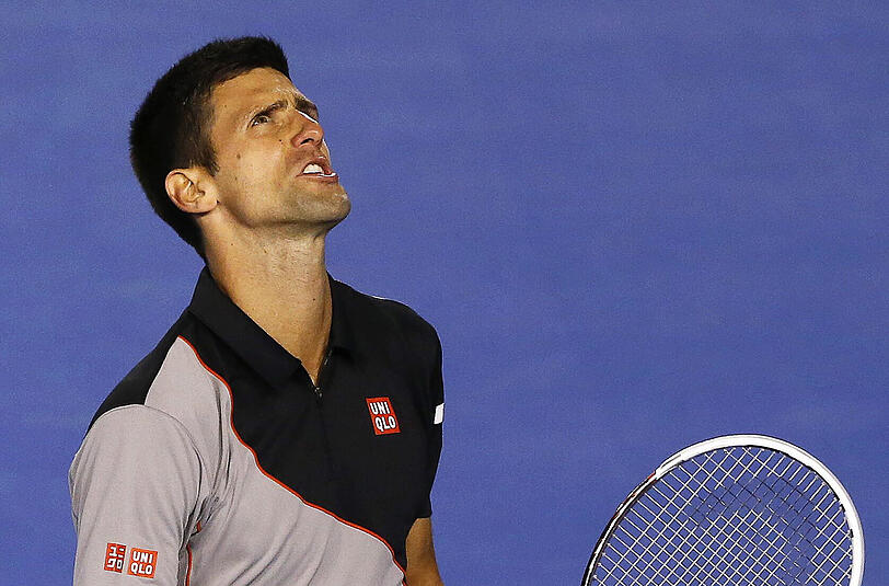 Nicht sein Tag: Novak Djokovic