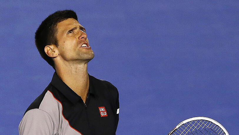 Nicht sein Tag: Novak Djokovic Nicht sein Tag: Novak Djokovic