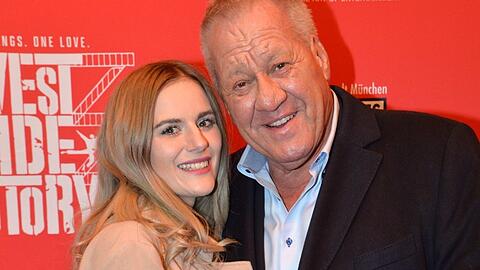 Neu verliebt: Hugo Bachmaier mit Freundin Joelle.