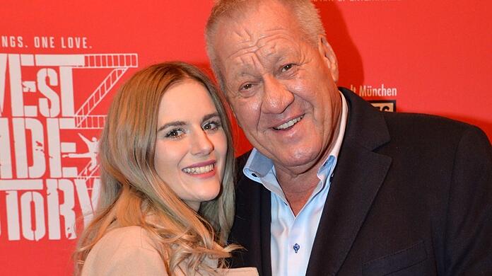 Neu verliebt: Hugo Bachmaier mit Freundin Joelle.