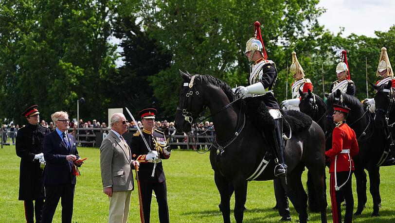 K&ouml;nig Charles III. bei der Royal Windsor Horse Show.