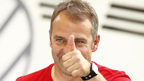 Trainer Hansi Flick von Bayern. Foto: Kai Pfaffenbach/Reuters-Pool/dpa/Archivbild