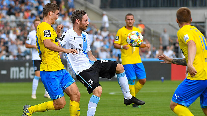 Löwen-Stürmer Markus Ziereis tut sich in der 3. Liga noch schwer mit dem Toreschießen.