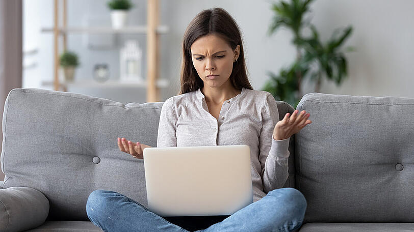 Wenn das Internet mal wieder nicht richtig funktioniert... (Symbolbild)