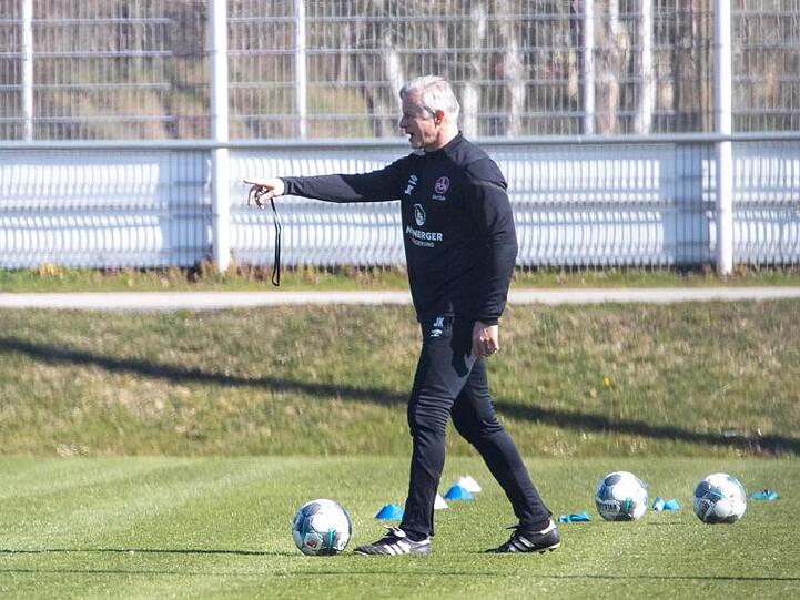 Jens Keller, Trainer des Fußball-Zweitligisten 1. FC Nürnberg. Foto: Daniel Karmann/dpa/Archivbild