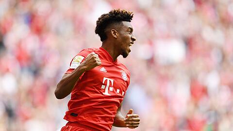 Kingsley Coman Jubel jubelt