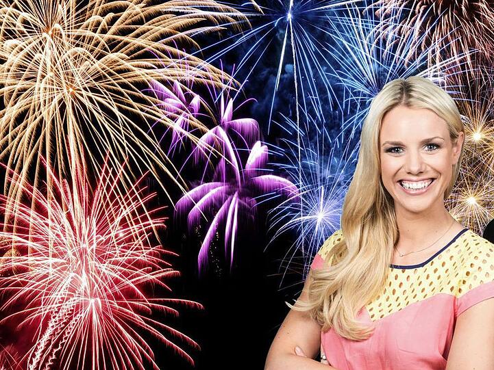 Sandra Schneiders moderiert wieder den "Silvester Hit-Countdown"