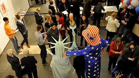 US-Wahlparty im Amerika Haus in München - die Bilder.