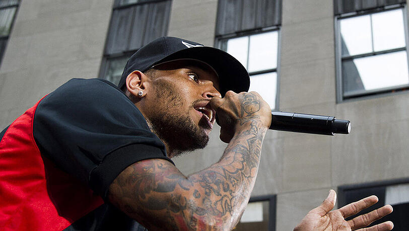 Noch auf freiem Fuß: Chris Brown auf einem Konzert Noch auf freiem Fuß: Chris Brown auf einem Konzert