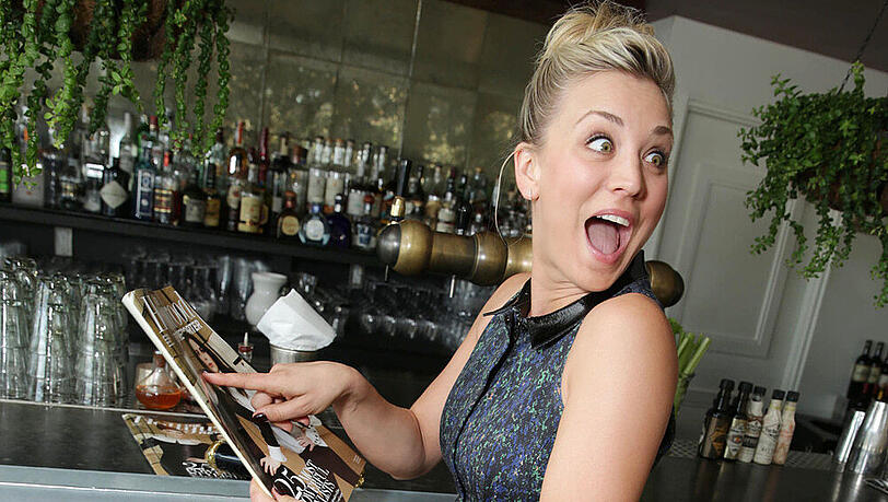 Über ein schönes Cover-Foto freut sich Kaley Cuoco natürlich Über ein schönes Cover-Foto freut sich Kaley Cuoco natürlich