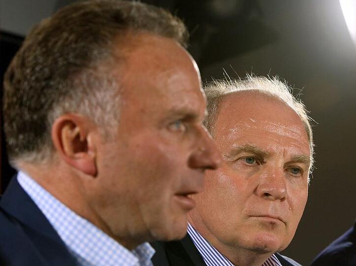 Platz eins? Muss nicht sein. Karl-Heinz Rummenigge und Uli Hoeneß werden bescheiden.
