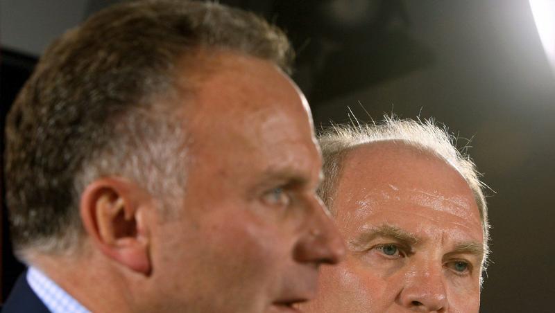 Platz eins? Muss nicht sein. Karl-Heinz Rummenigge und Uli Hoeneß werden bescheiden. Platz eins? Muss nicht sein. Karl-Heinz Rummenigge und Uli Hoeneß werden bescheiden.