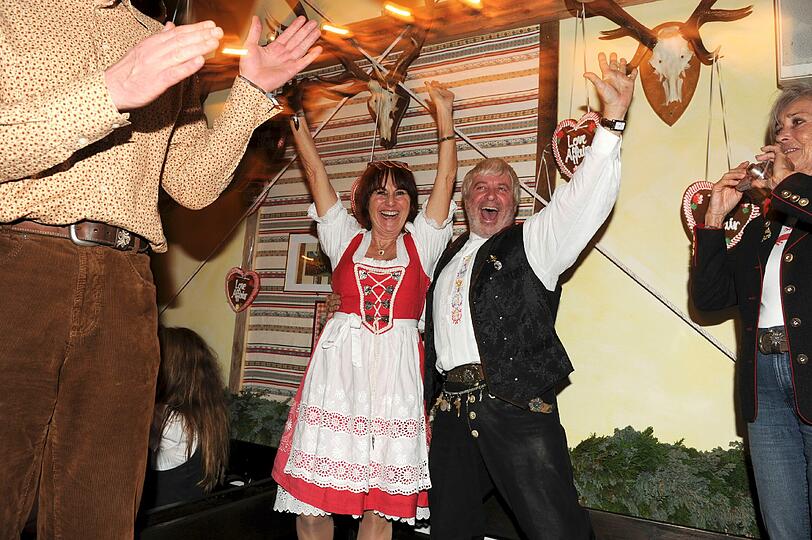 Schauspieler und Gastronom Rinaldo Talamonti mit Frau Roswitha
