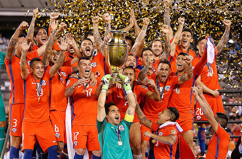 Zum zwieten Mal in Folge Copa-Gewinner: Auf dem amerikanischen Kontinent ist Chile das Maß aller Dinge.