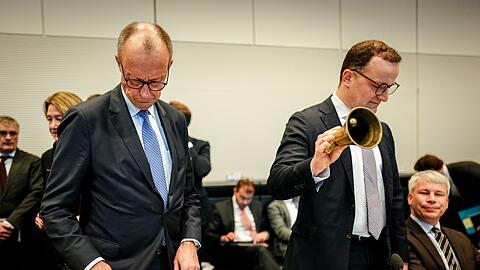 Merz unterrichtete heute die Unions-Fraktion &uuml;ber die Ukraine-Verhandlungen.