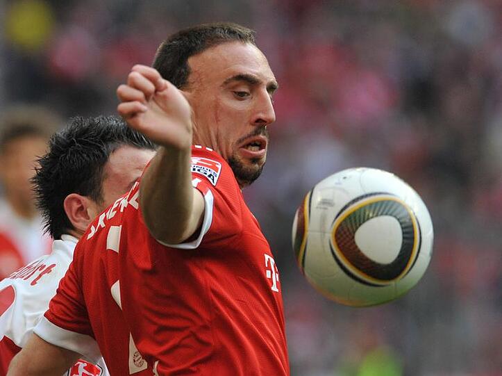 In Loyn am Dienstag ist er gesperrt, dennoch darf sich Franck Ribéry am Samstag in Gladbach austoben.