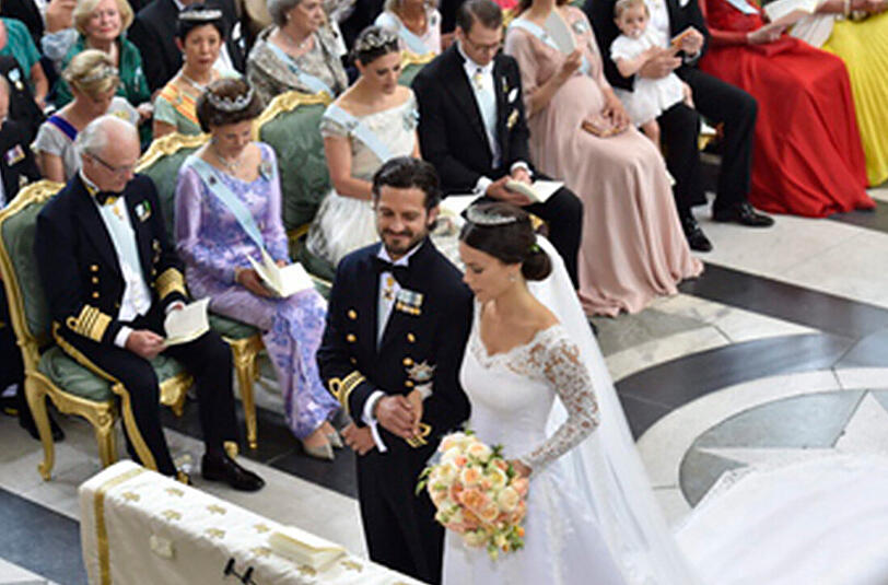 Bilder von der Traum-Hochzeit in Stockholm.