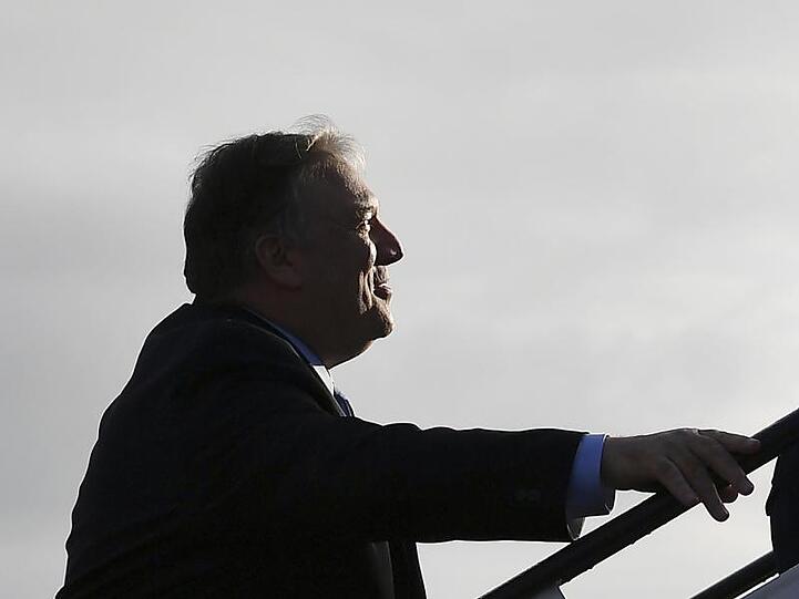 US-Außenminister Mike Pompeo in London. Im Konflikt mit dem Iran hat der amerikanische Chefdiplomat die iranische Regierung vor einem Angriff gewarnt.