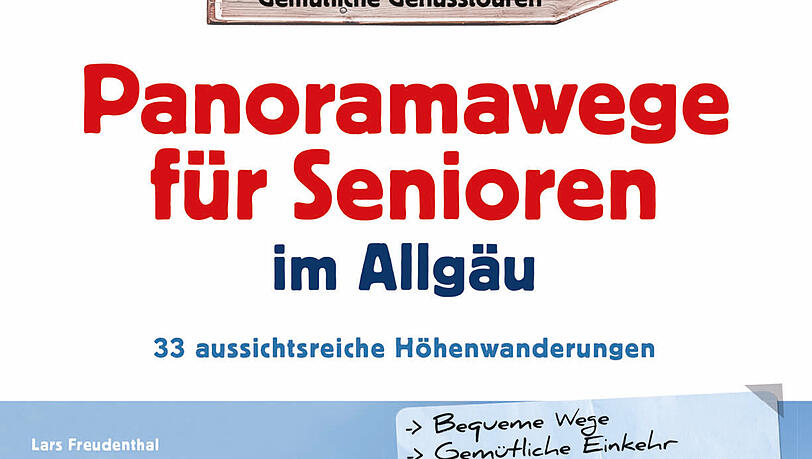 Noch mehr einfache, aber schöne Touren finden Sie im Wanderbuch "Panoramawege für Senioren im Allgäu", das im J. Berg Verlag erschienen ist (17,99 Euro). Noch mehr einfache, aber schöne Touren finden Sie im Wanderbuch "Panoramawege für Senioren im Allgäu", das im J. Berg Verlag erschienen ist (17,99 Euro).