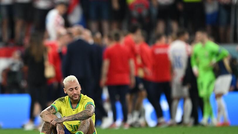 Das Aus im Viertelfinale ist für Neymar und Brasilien eine große Enttäuschung.