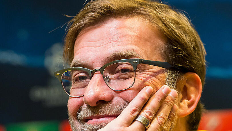 Dortmund-Trainer Jürgen Klopp bei einer Pressekonferenz Dortmund-Trainer Jürgen Klopp bei einer Pressekonferenz