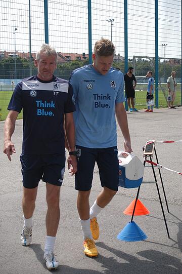 Die Bilder vom Freitagstraining der Löwen.