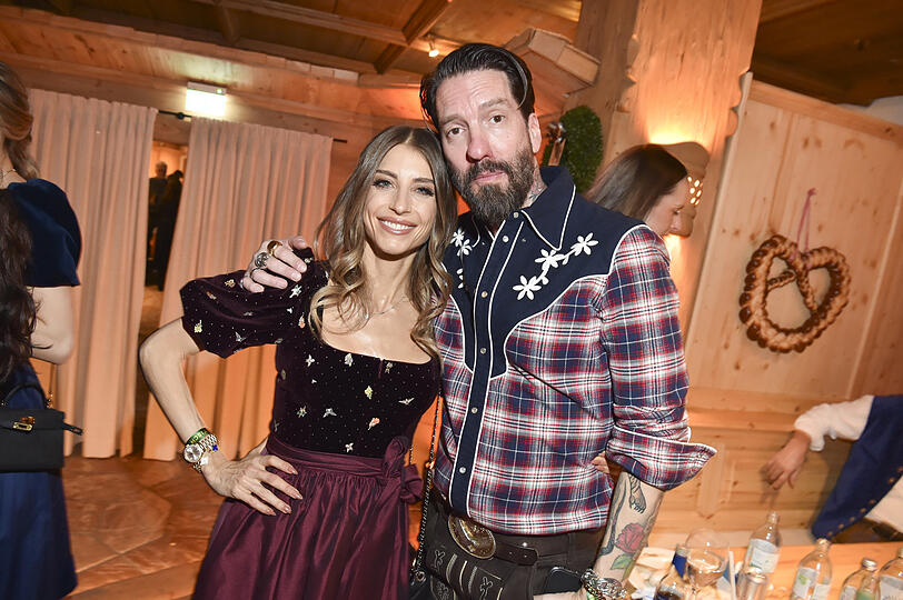 Cathy Hummels und Alec Völkel ("Boss Hoss"). Cathy Hummels und Alec Völkel ("Boss Hoss").