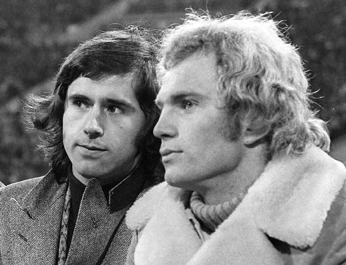 Mit Uli Hoeneß 1972.