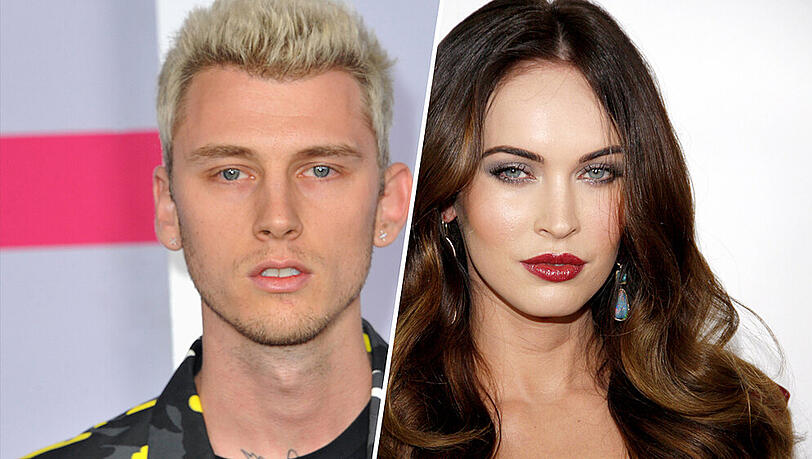 Machine Gun Kelly wurde mit Megan Fox in Los Angeles gesichtet. Machine Gun Kelly wurde mit Megan Fox in Los Angeles gesichtet.