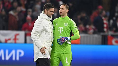 Sven Ulreich (l.) und Manuel Neuer sollen weiterhin das Torwart-Duo beim FC Bayern bilden.